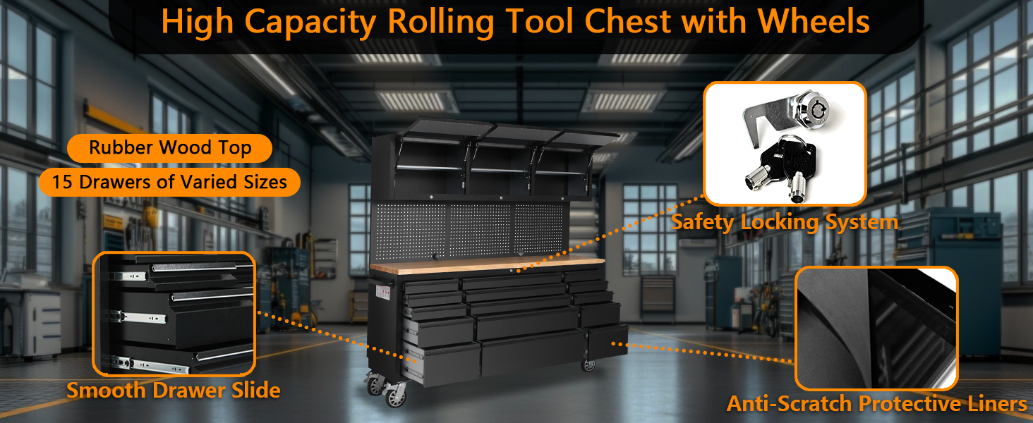 صندوق الأدوات المتدحرج