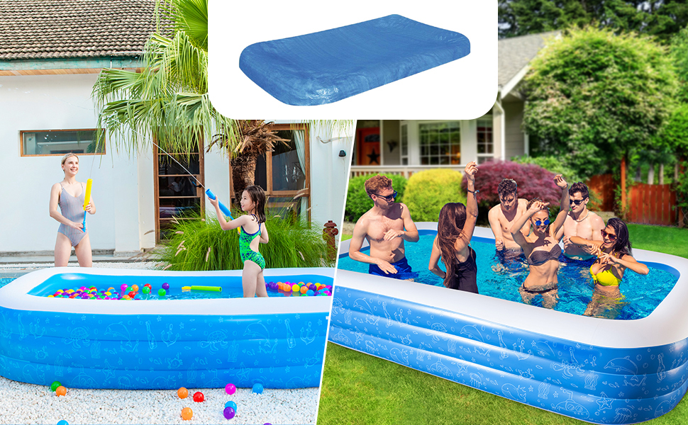 10ft Rectangular Pool Cover 120 in x 72 in Rectangle