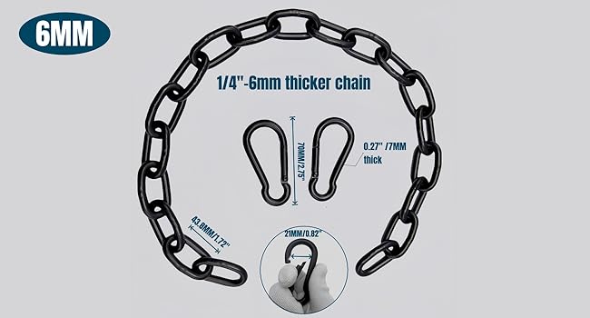 6mm gate chain lock