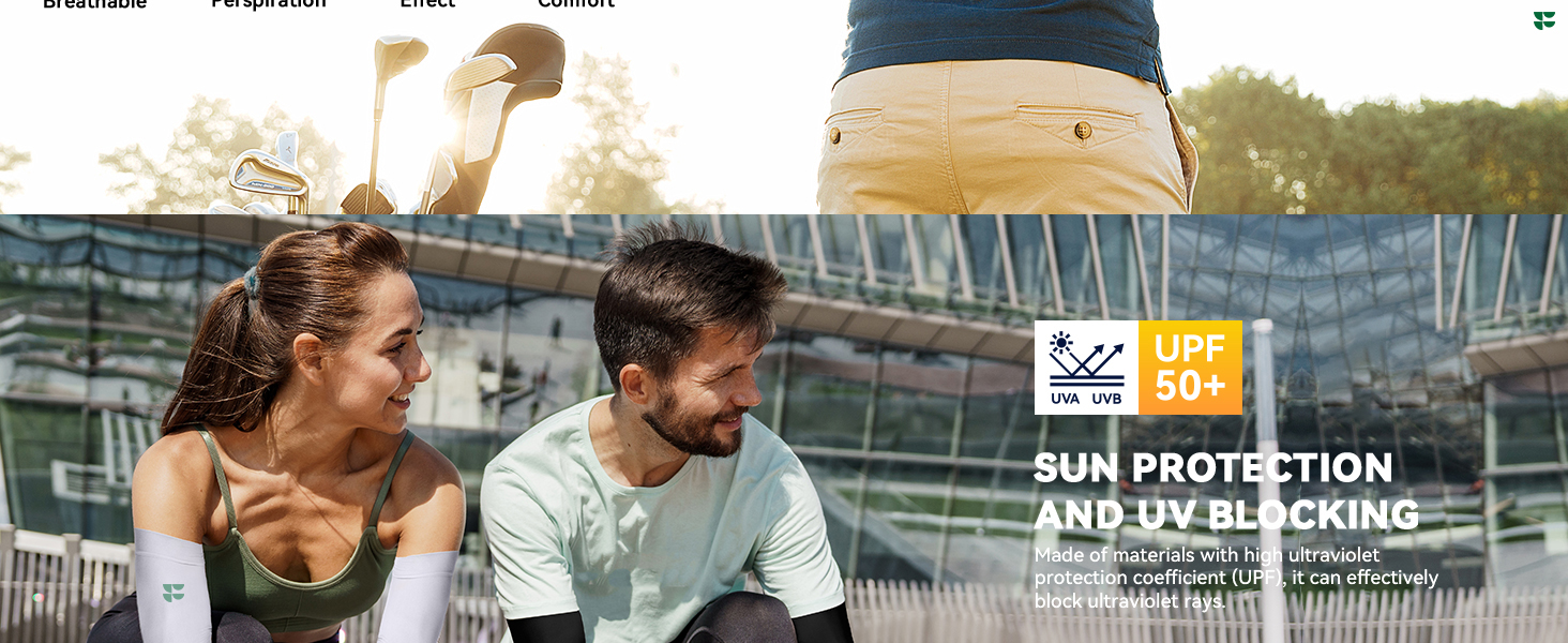 UV Sun Protection Arm Sleeves for Men & Women, UPF 50 Arm Cover for Biking,Cricket,Cycling, Golf