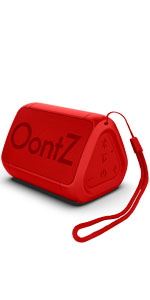 OontZ Angle Solo Bluetooth Speaker, Red