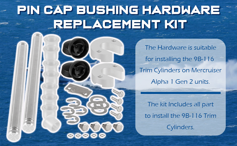 Amazon.com: 9B-116B Trim Cylinder Pin Cap Bushing Hardware