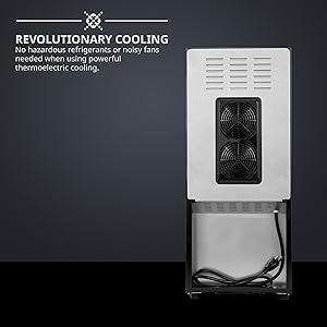 Ivation wine cooler powerful compressor cooling
