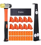 Preciva Laminate Wood Flooring Installation Tool Kit with 10 Special Triangle Spacers, 20 Wedge S...