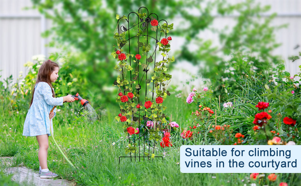 Detachable Trapezoidal Garden Trellis