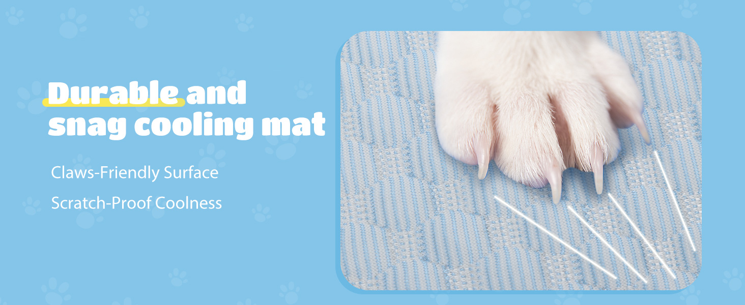 Durable and snag cooling mat