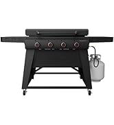 Camp Chef Gridiron 36 - Outdoor Griddle Grill with Flamethrower Ignition & Hidden Grease Catcher ...