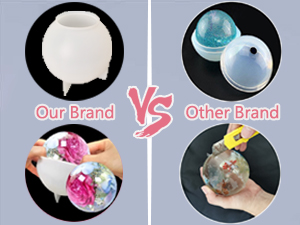 One-Piece Silicone Sphere Molds