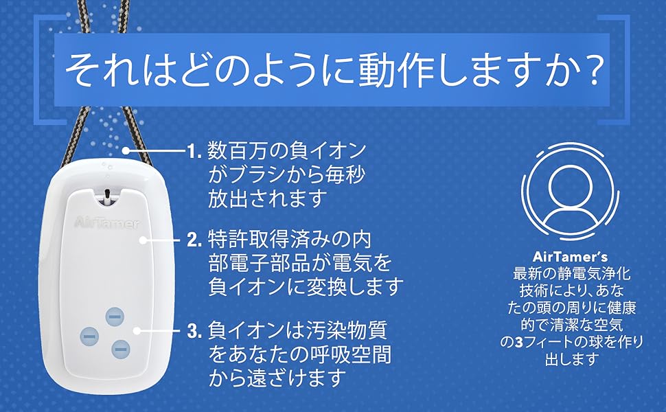 Amazon | AirTamer Advanced Personal Air Purifier 交換用