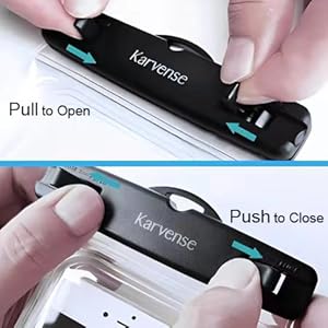 Floating waterproof phone pouch