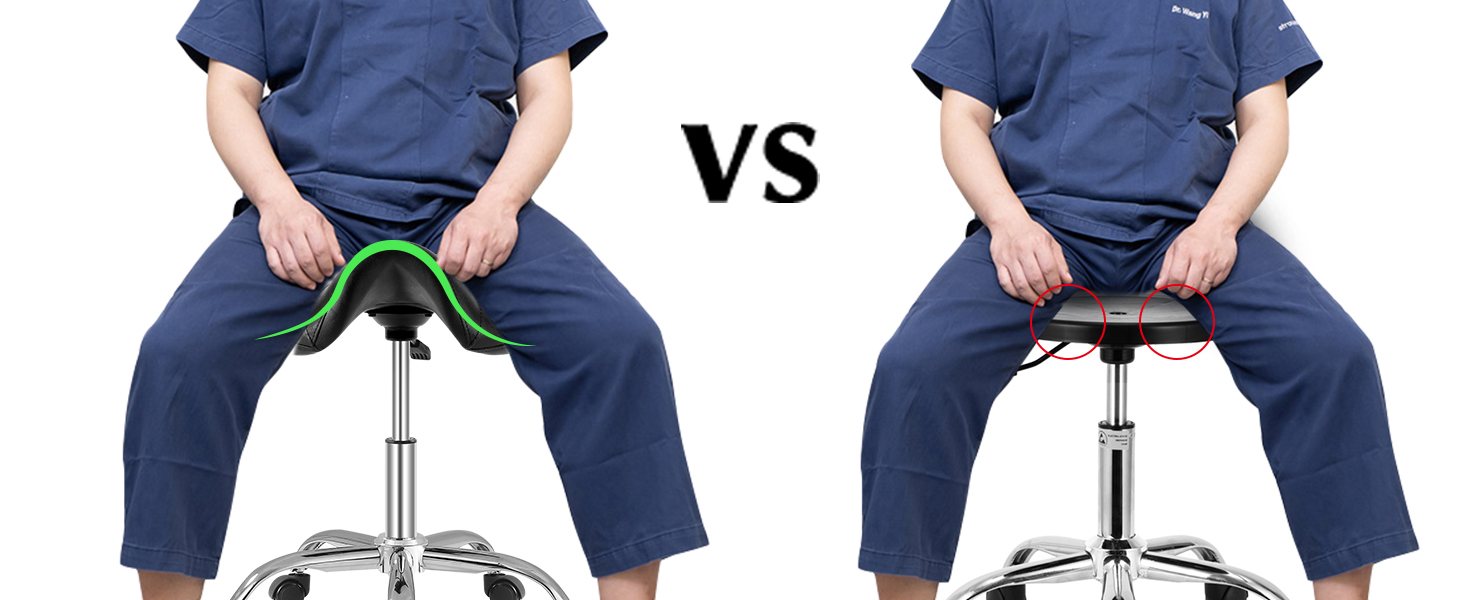 leather chair saddle