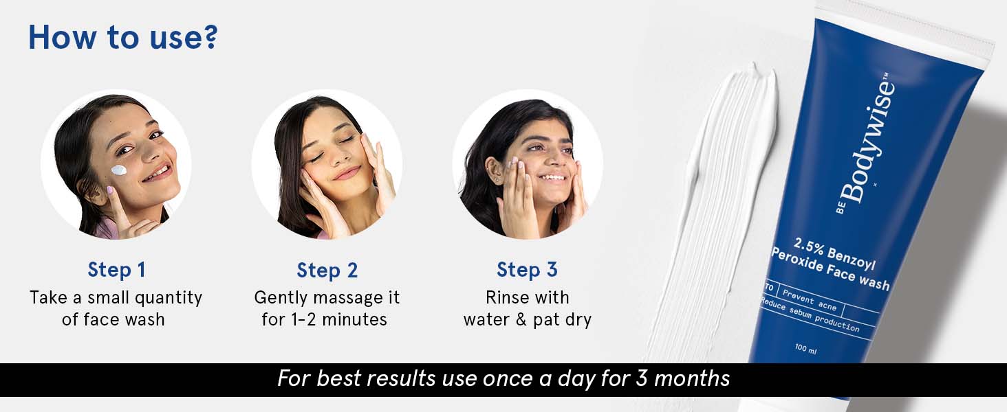 Face wash for active acne