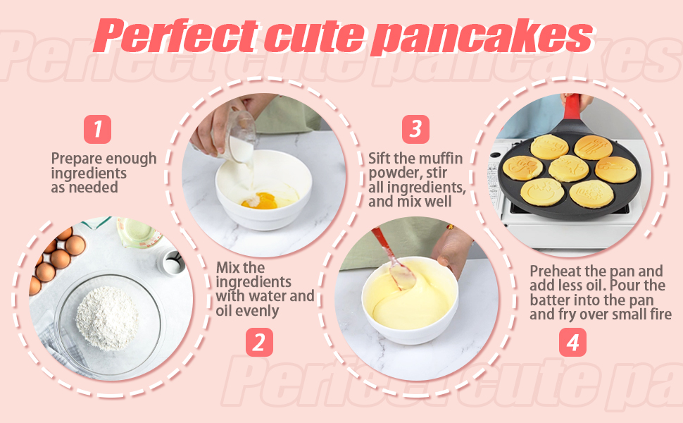 Dinosaur Pancake Molds for Kids, Dino Egg Pan Mini Waffle