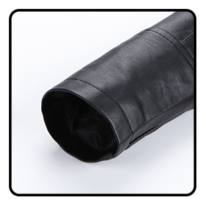 Kids Girl Pu Leather Collar Bomber Jacket Winter Coat Biker Clothes For 5 6 Year