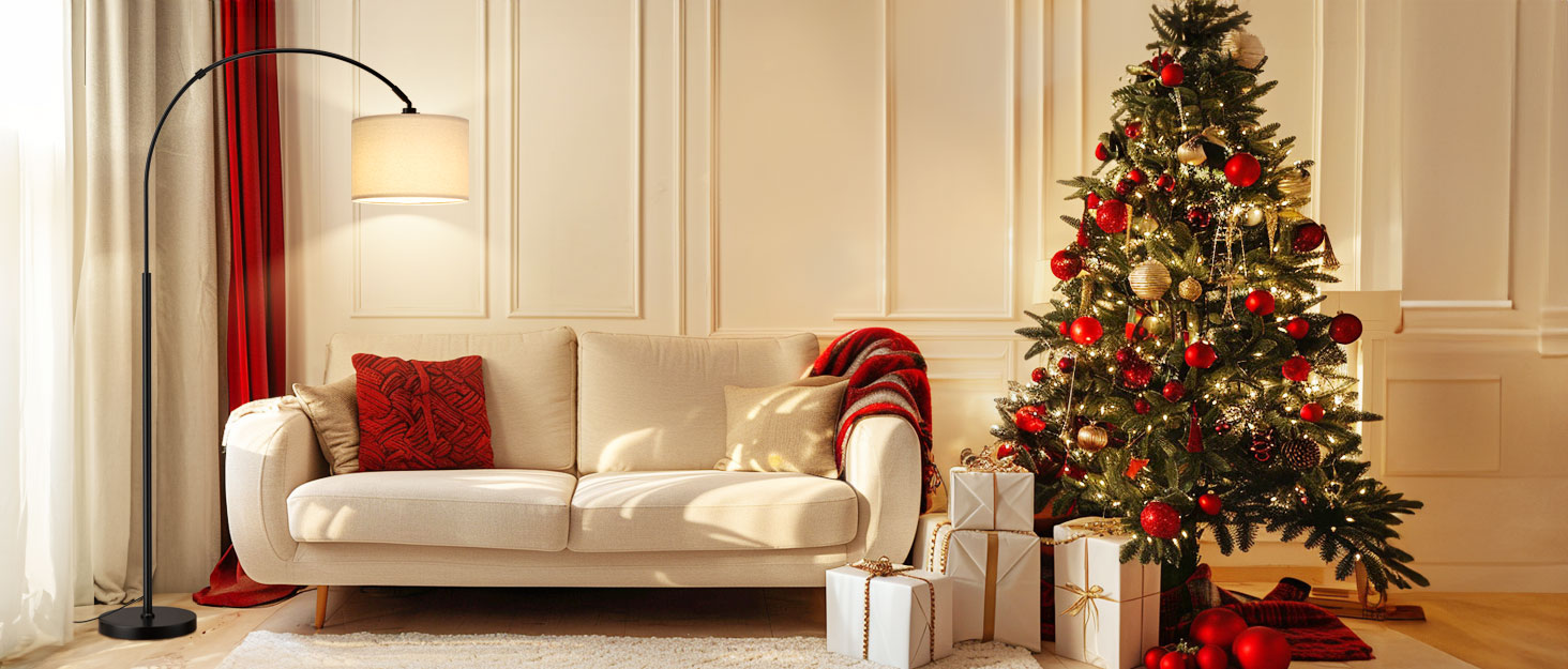 floor lamp for Christmas Day