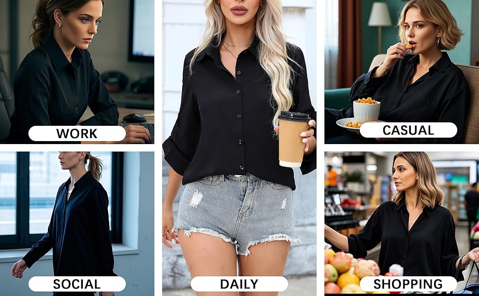 black blouse