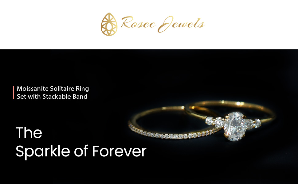 Moissanite Solitaire Ring