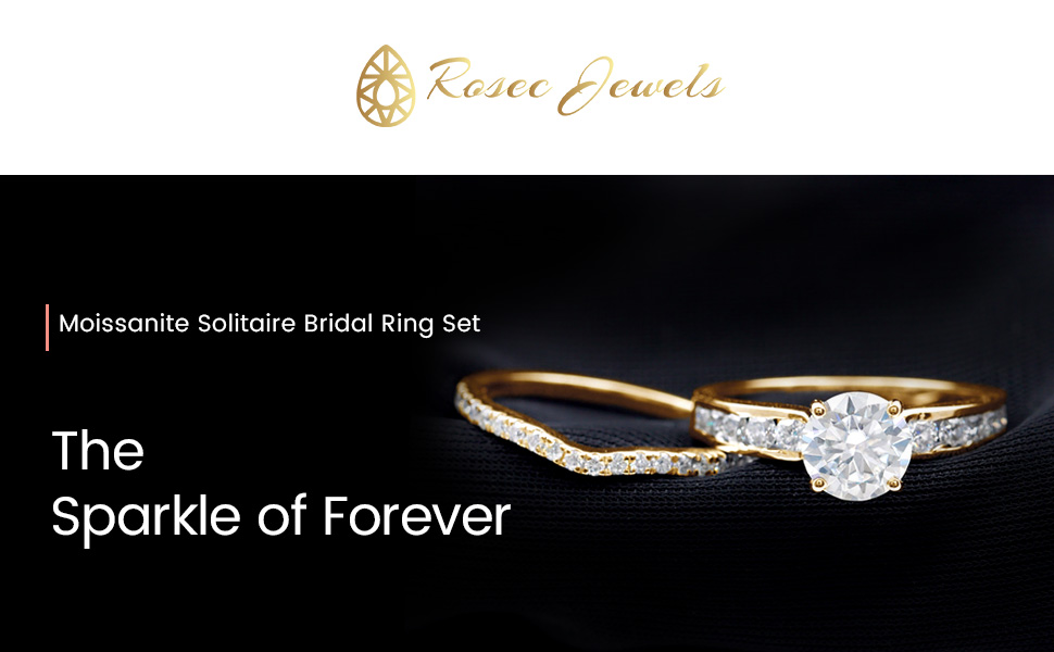 Moissanite Solitaire Ring