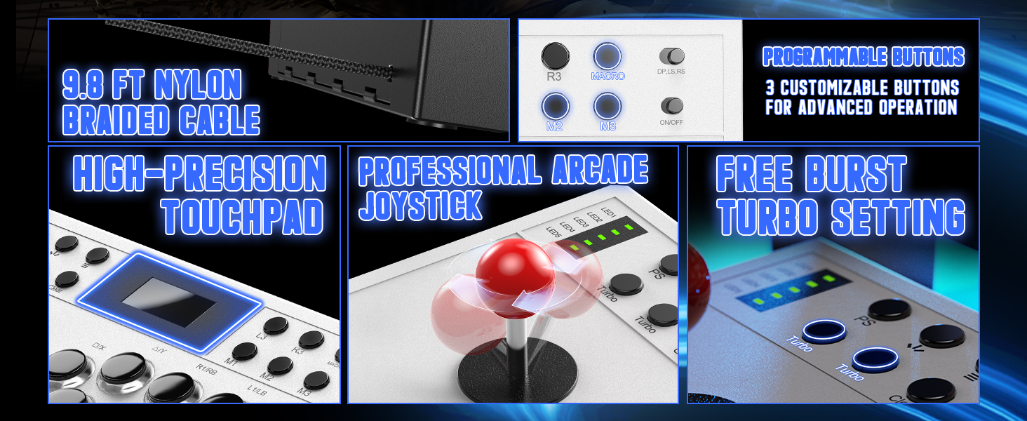 for ps5 arcade fighting joystick fight stick for playstation 5
