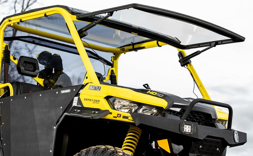Amazon.com: SuperATV MaxDrive Power Flip Windshield for 2017