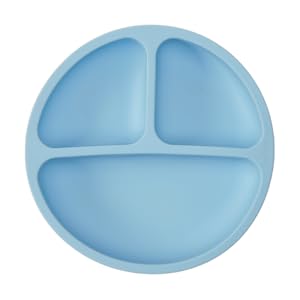 Pratinho Em Silicone Com Ventosa , Azul, Buba