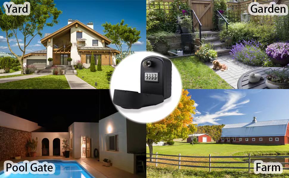 Gate Locks Gate Latches for Outdoor Fence, Trumlandy