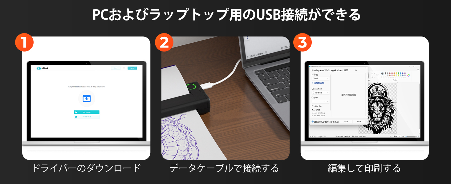 ドライバーとのコンピューター操作