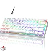 OMIRE Gaming Mouse,Black USB Wired Mouse Bulk 1200 DPI RGB Optical Computer Mouse 3 Button 7Color...