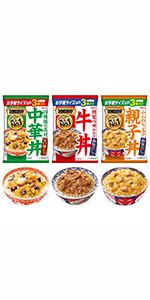レトルト食品　まとめ売り　どんぶり亭　牛丼　親子丼　中華丼他 楽天市場】グリコどんぶり亭 牛丼・親子丼・中華丼から選べる2