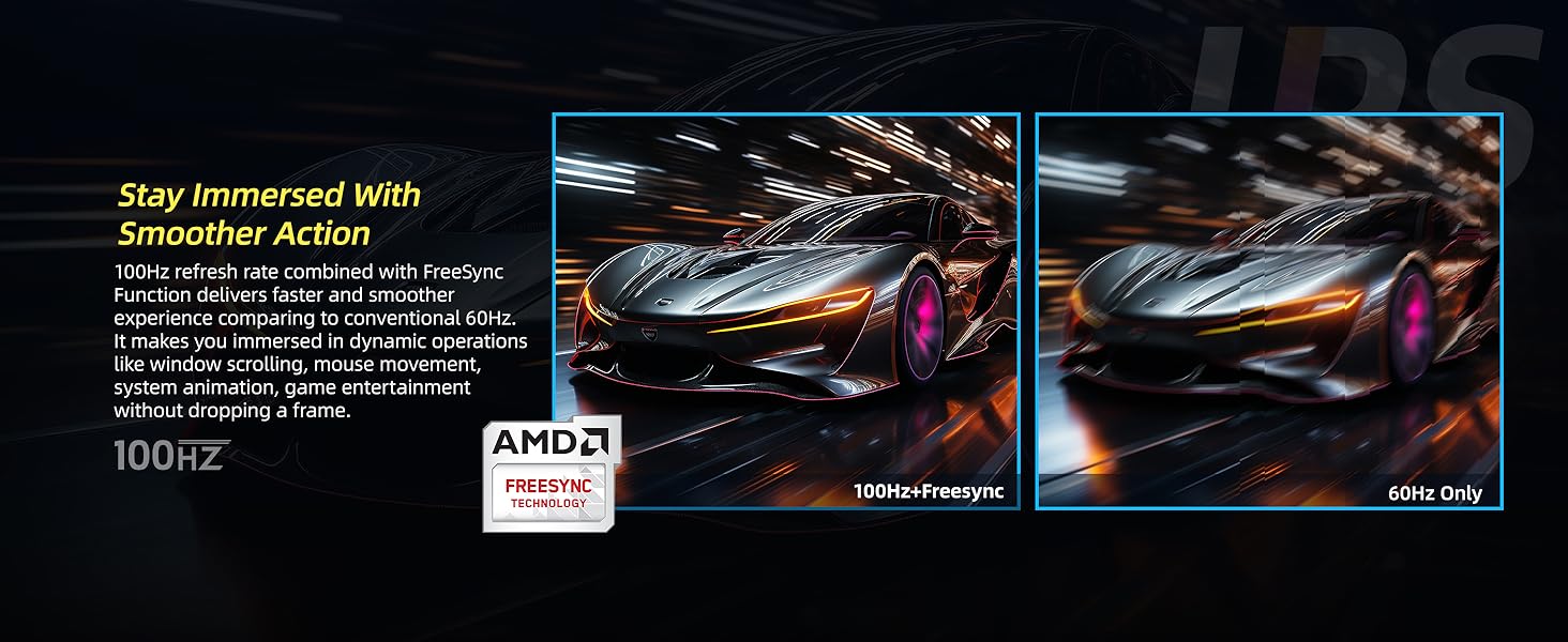 CHiQ 27 Inch Monitor, PC Monitor, FHD(1920x1080), 100Hz, Ultra Slim ...