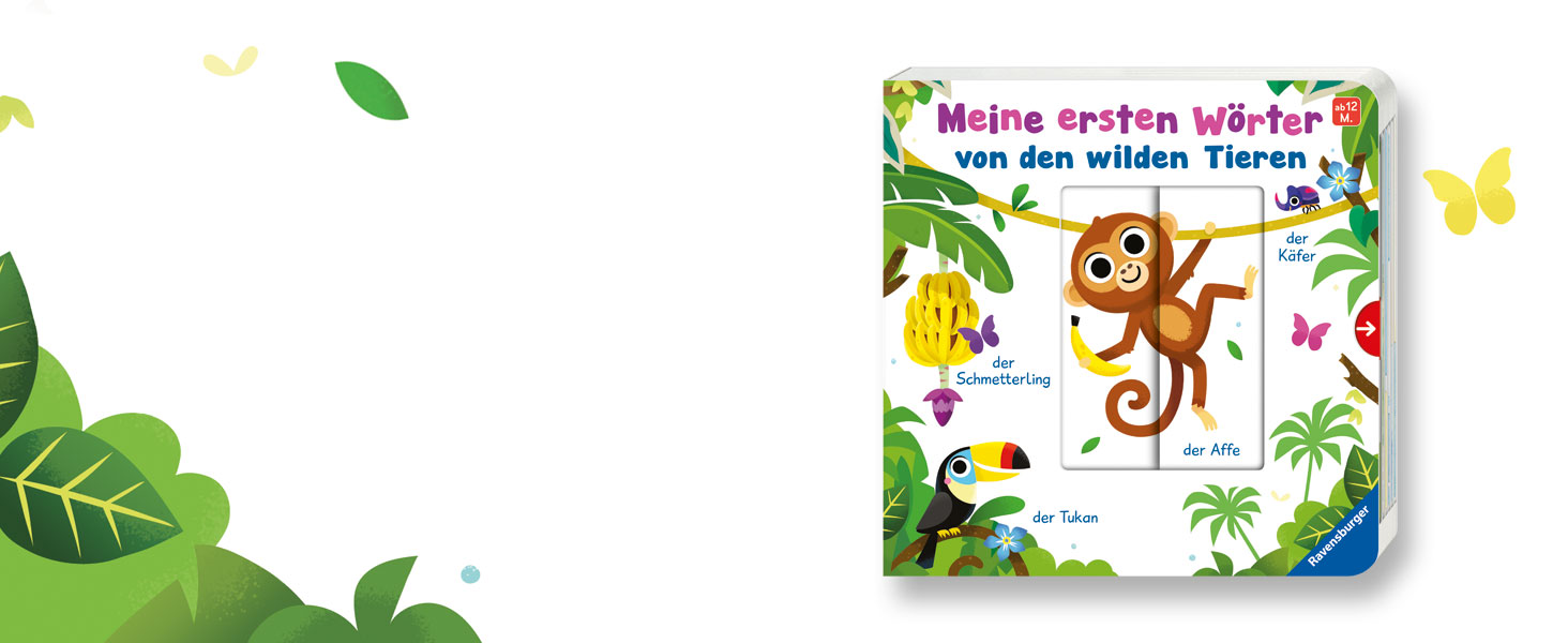 Meine ersten Wörter von den Lieblingstieren Sprechen lernen mit