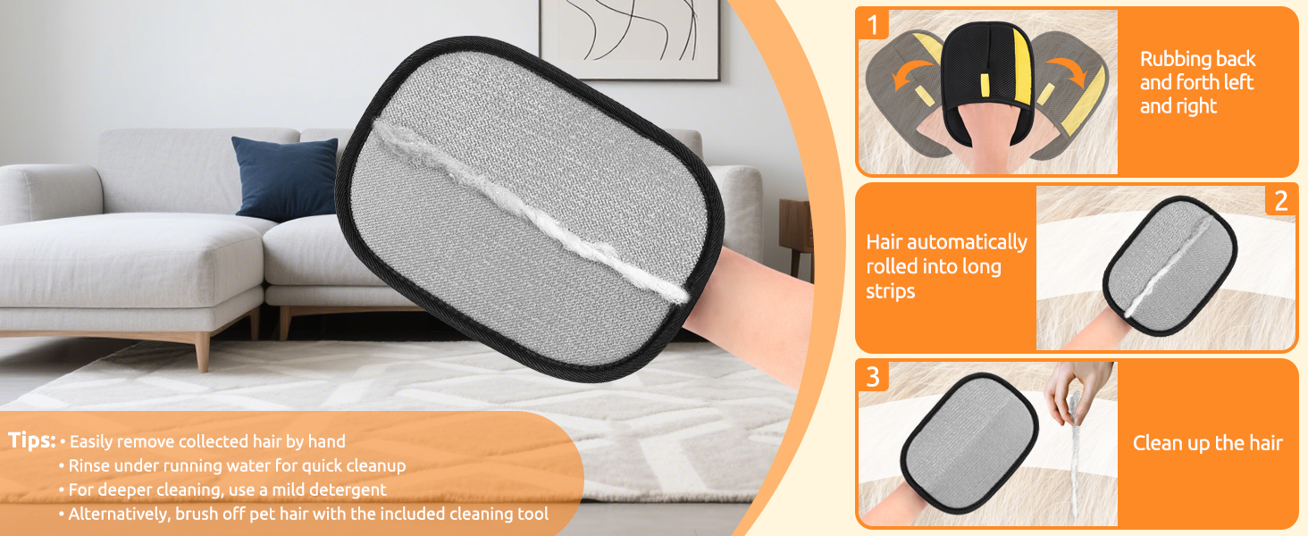 The larger cleaning surface works twice as fast as traditional lint rollers