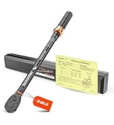 SUZUME Torque Wrench (10-80 Ft. Lb/ 13.6-108.4 N.m) ±3% High Accuracy Torque Wrench 3/8 Drive 72 ...