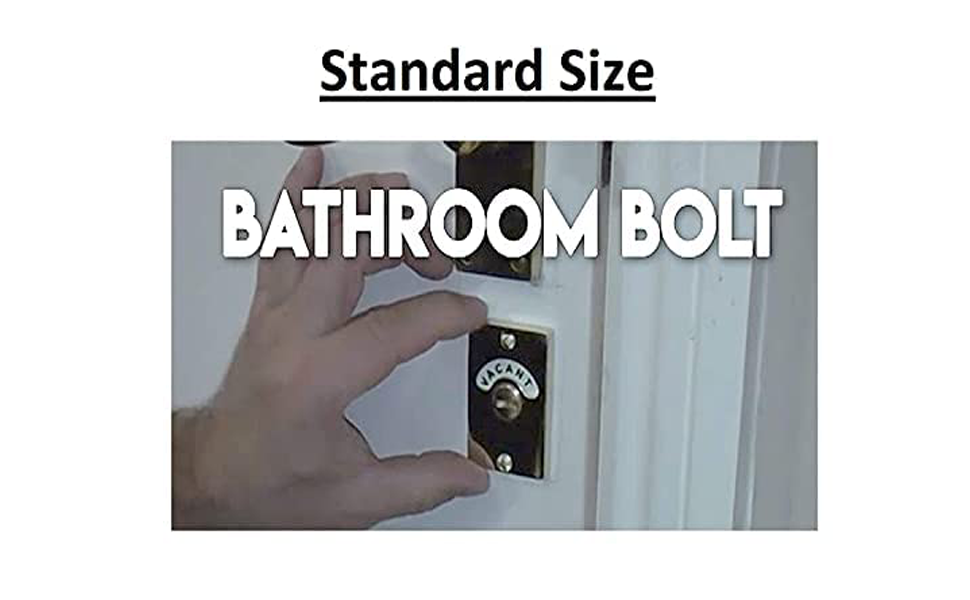 TASABathroom Indicator Bolt SS Finish Zinc Indicator Bolt Engage