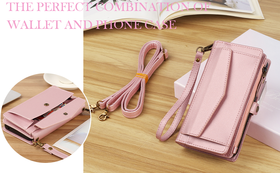 DKDKSIP for iPhone 11 Wallet Case for Women, Support