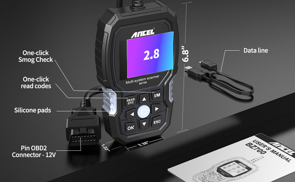 ANCEL BZ700 Professional OBD2 Scanner Fits for Mercedes Benz Sprinter