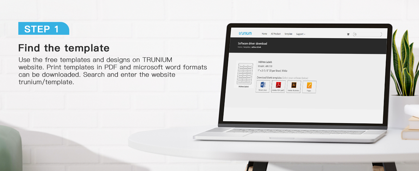 Shipping Address Labels, 1" x 25/8" Address Labels for