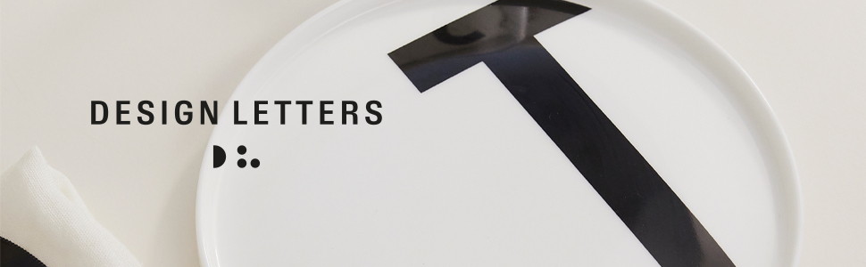 Porcelain Plates A-Z from DESIGN LETTERS