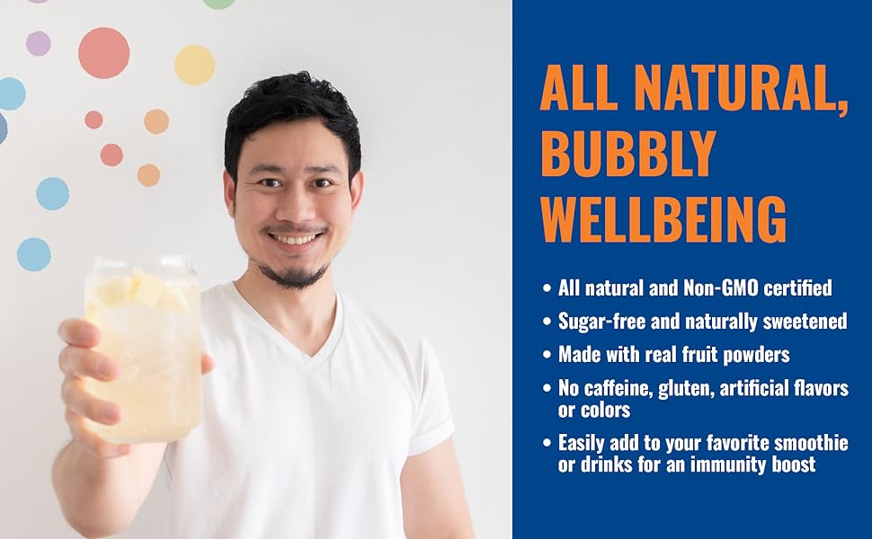 effervescent liquid multivitamin for men zinc and vitamin c defense drink packets