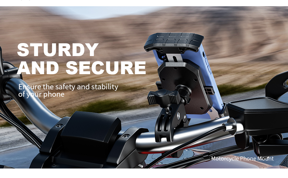 motorcycle handlebar phone mount