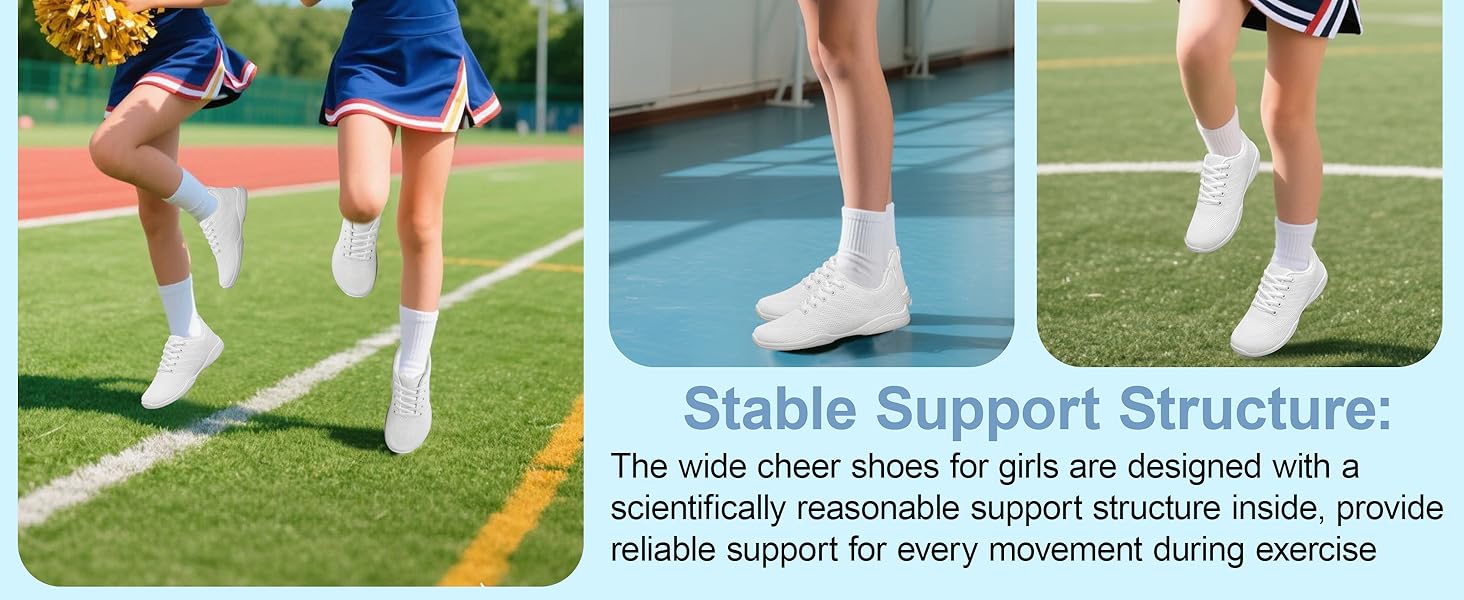 BAXINIER girls cheer shoes