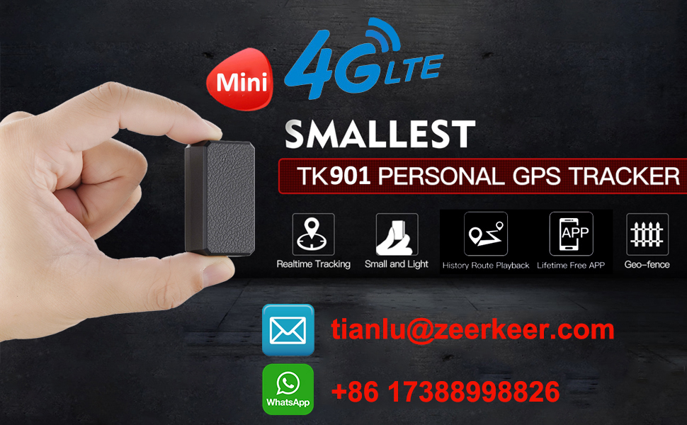 GPS Tracker, Mini 4G GPS Tracker Rechargeable Magnetic Real Time ...