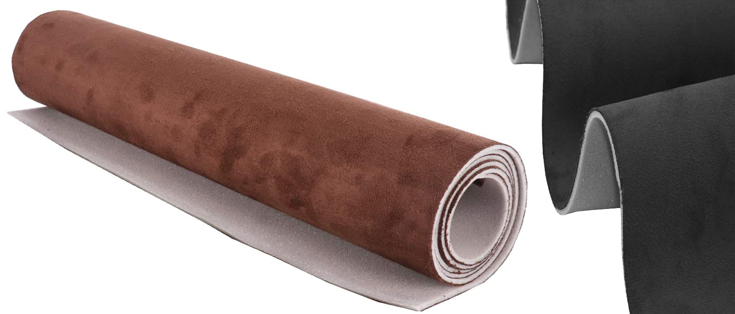 Automotive Headliner Materials Foam Faux Suede Marine Home Auto Upholstery Fabric