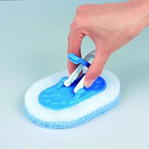 Amazon.co.jp: ダイヤ (Daiya) 風呂掃除 ブラシ スポンジ 指掛け