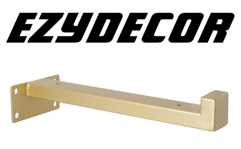 EZYDECOR 6 Pcs 12Inch Floating Shelf Brackets Heavy Duty