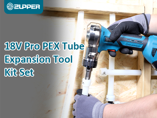 a_pexさま専用 ZUPPER 18V Pro PEX Expansion Tool Kits Set with 1/2