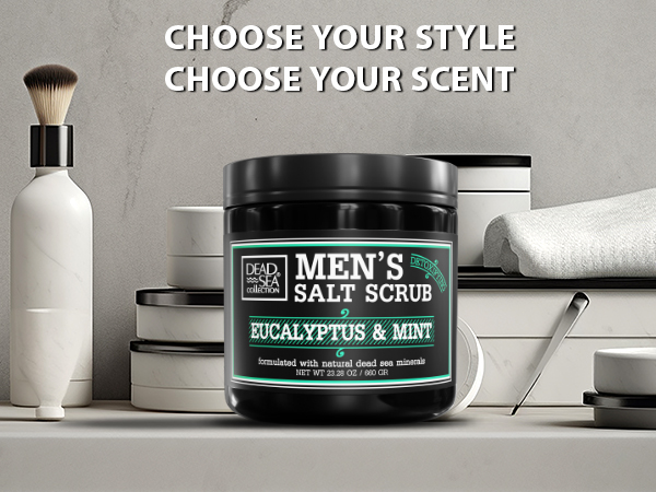 Dead Sea Collection Men's Eucalyptus & Mint Scrub