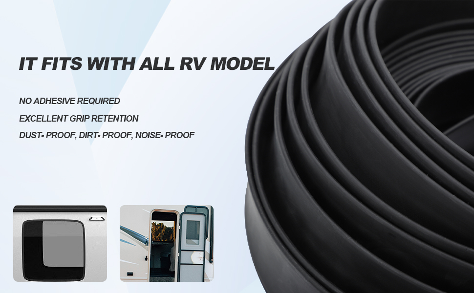 30 Feet RV Slide Out Seal 11/2'' SlideOut Wiper Seal