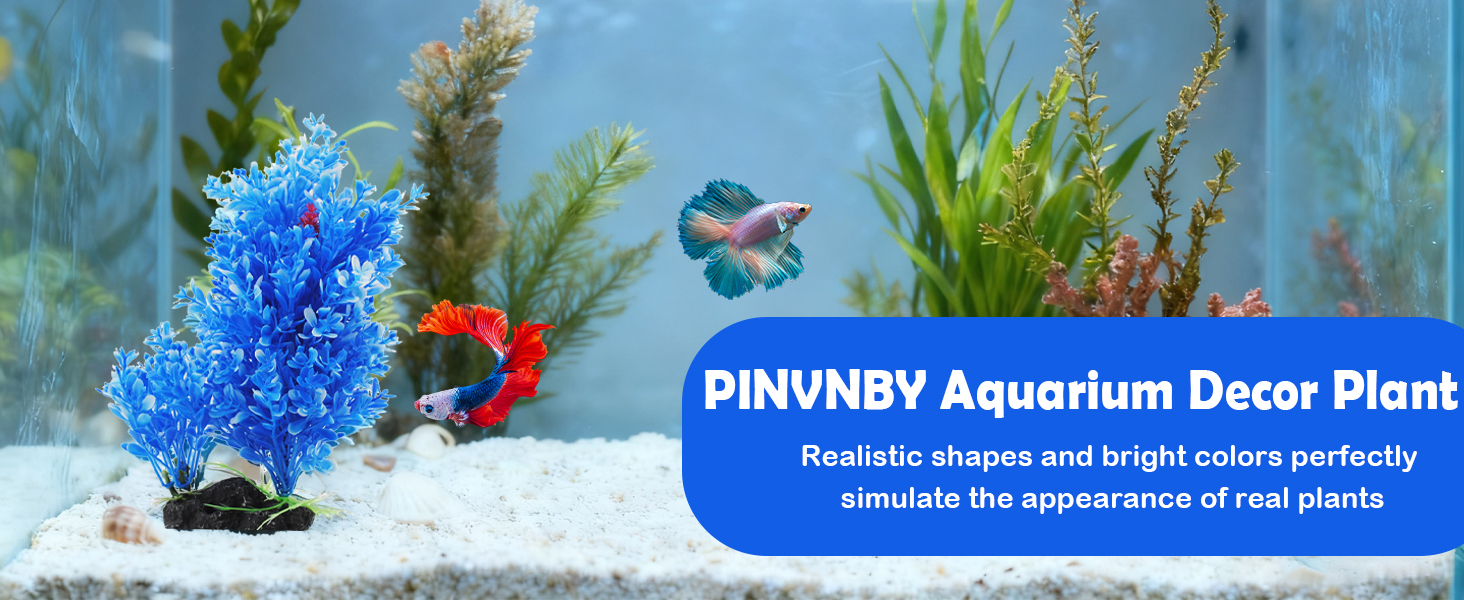 Aquarium Plastic Plants Aquarium Decor Artificial Fish Tank Plants