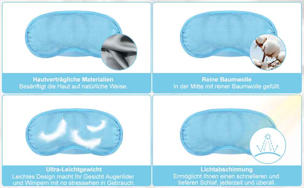Schlafmasken Set